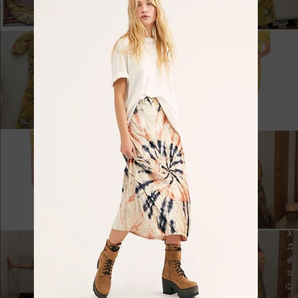 Serious Swagger Tie Dye Skirt